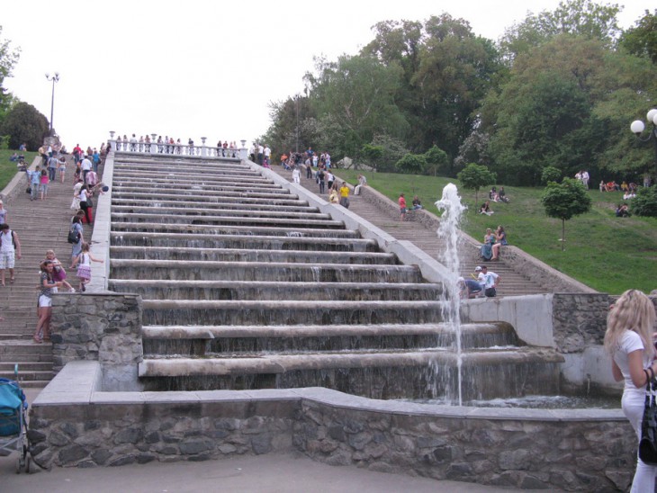 Каскад в саду Шевченка
