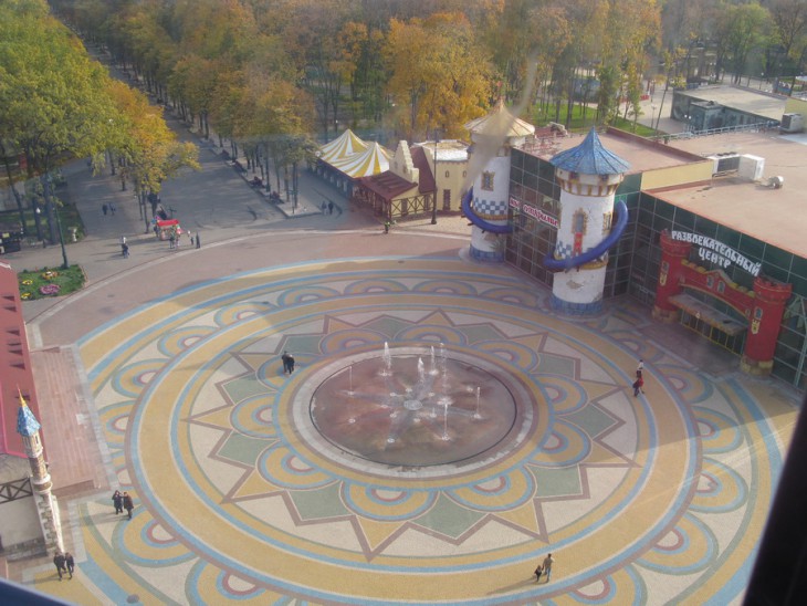 с колеса обозрения