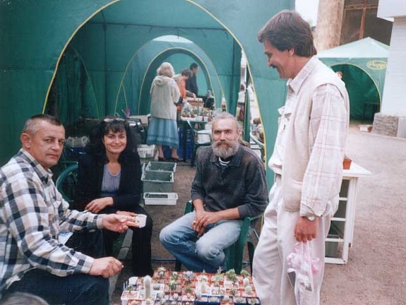 Юрий Сушак, Елена и Игорь Сытник, Виктор Федюкин в Киеве, май 2003 