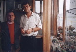 В.М. Павлик в гостях у Евгения Лыскова (Garm) (Киев) 2005 