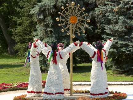 Городская выставка цветов, август 2008