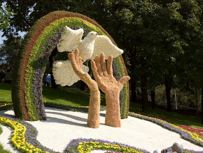 Городская выставка цветов, август 2008