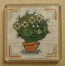 Магнит, вышивка крестом