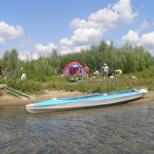 Поход на байдарках по р.Сейм, июль 2009