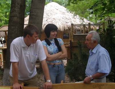 Виталий Бойко, Наталья Эллис (Ellis) и Михаил Ефимович Сивак (Одесса) 2007 