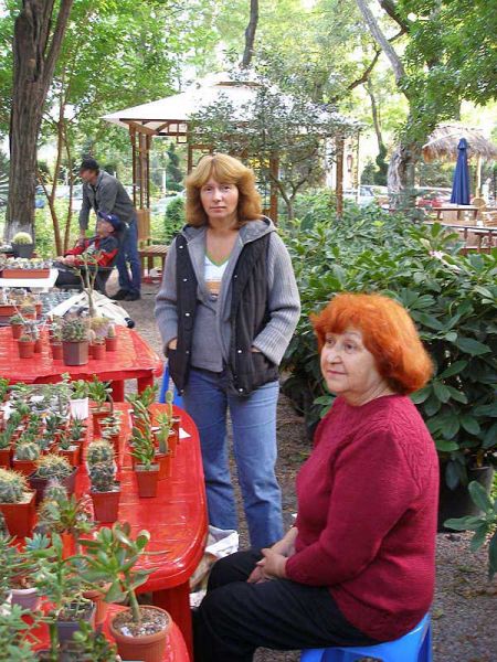 Ольга Ермак с мамой (Одесса) 2006 