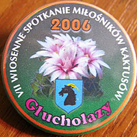 Памятный значок 7 встречи любителей кактусов (Глухолазы, Польша)