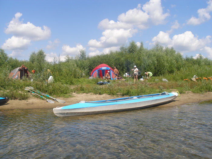 Поход на байдарках по р.Сейм, июль 2009