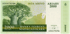 ADANSONIA (БАОБАБ) 21 фото 2000 MGA аверс